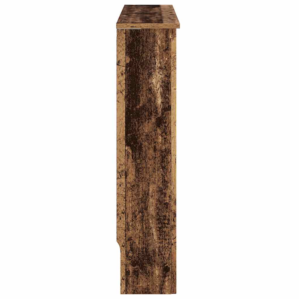 vidaXL Radiator Cover Old Wood 78 x 19 x 81.5 cm Engineered Wood 5