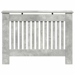 vidaXL Radiator Cover Concrete Grey 112 x 19 x 81.5 cm Engineered Wood 4