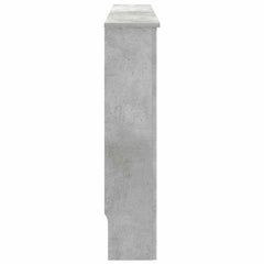 vidaXL Radiator Cover Concrete Grey 112 x 19 x 81.5 cm Engineered Wood 5