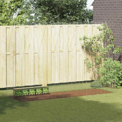 Rabbit Cage Silver 100 x 100 x 210 cm Galvanised Steel 303 cm without roof