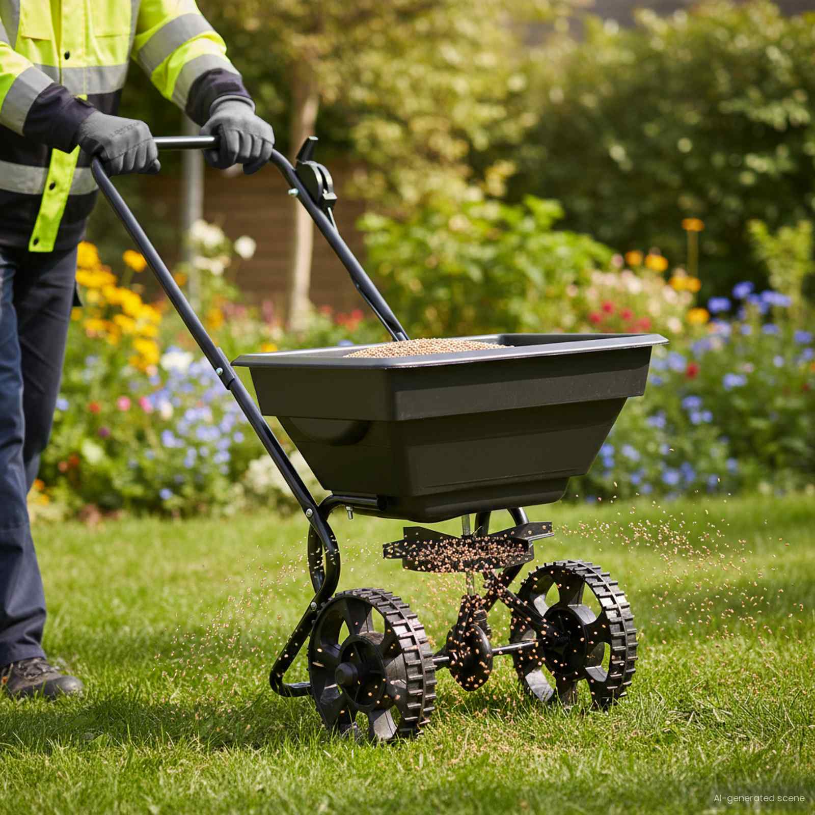 vidaXL Spreader Black 82 x 46 x 75 cm PVC and Steel 1