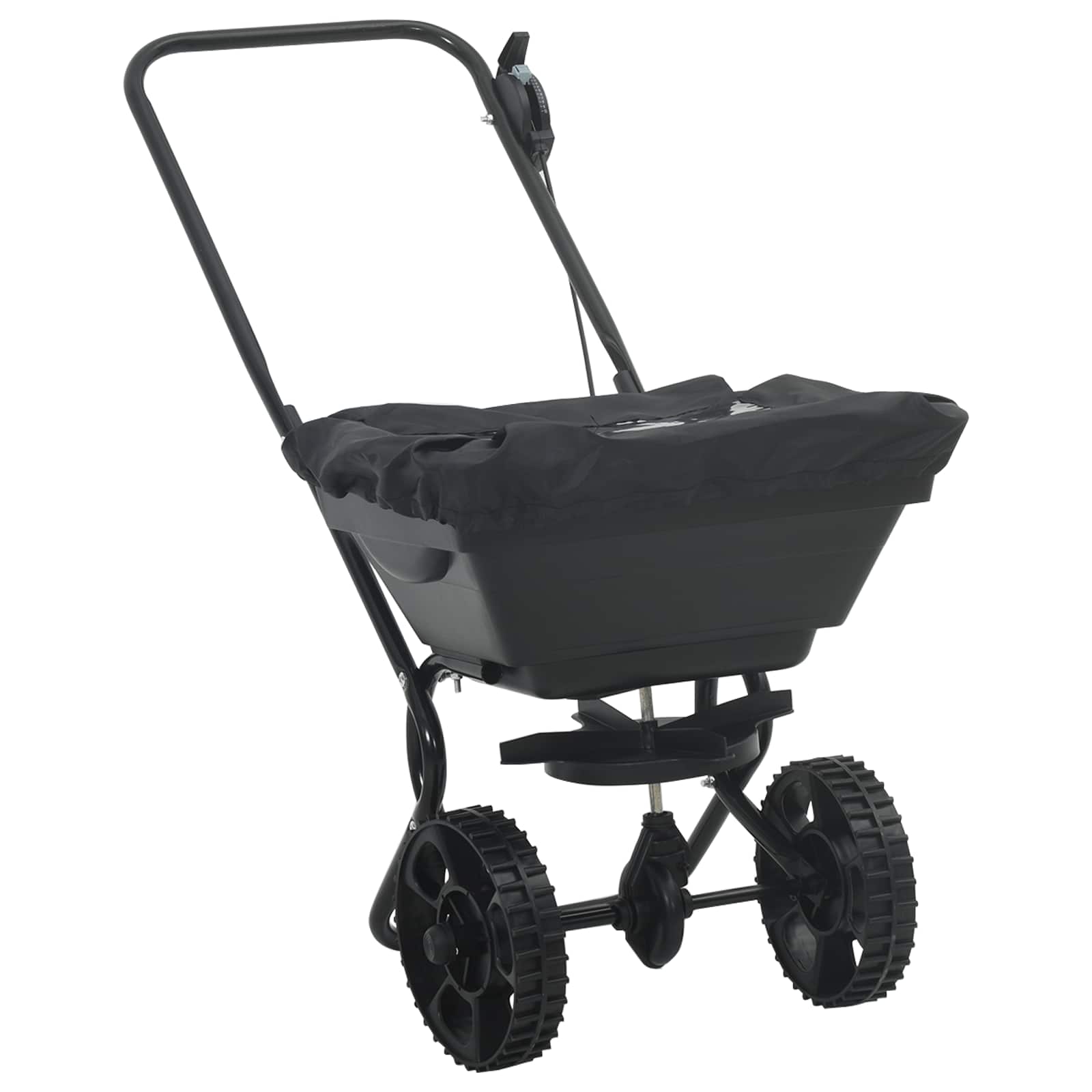 vidaXL Spreader Black 82 x 46 x 75 cm PVC and Steel 2