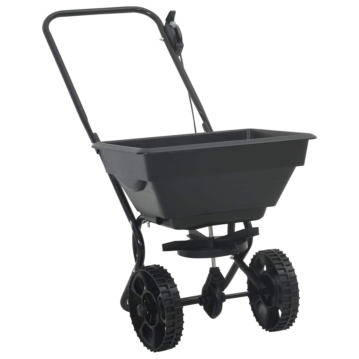 Spreader Black 82 x 46 x 75 cm PVC and Steel Push spreader-15 L