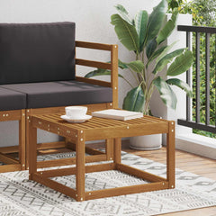 vidaXL Outdoor Table Solid Acacia Wood Natural 59 x 59 x 37 cm 1