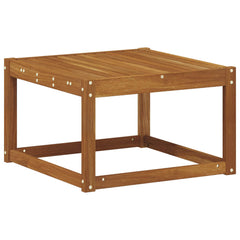vidaXL Outdoor Table Solid Acacia Wood Natural 59 x 59 x 37 cm 6