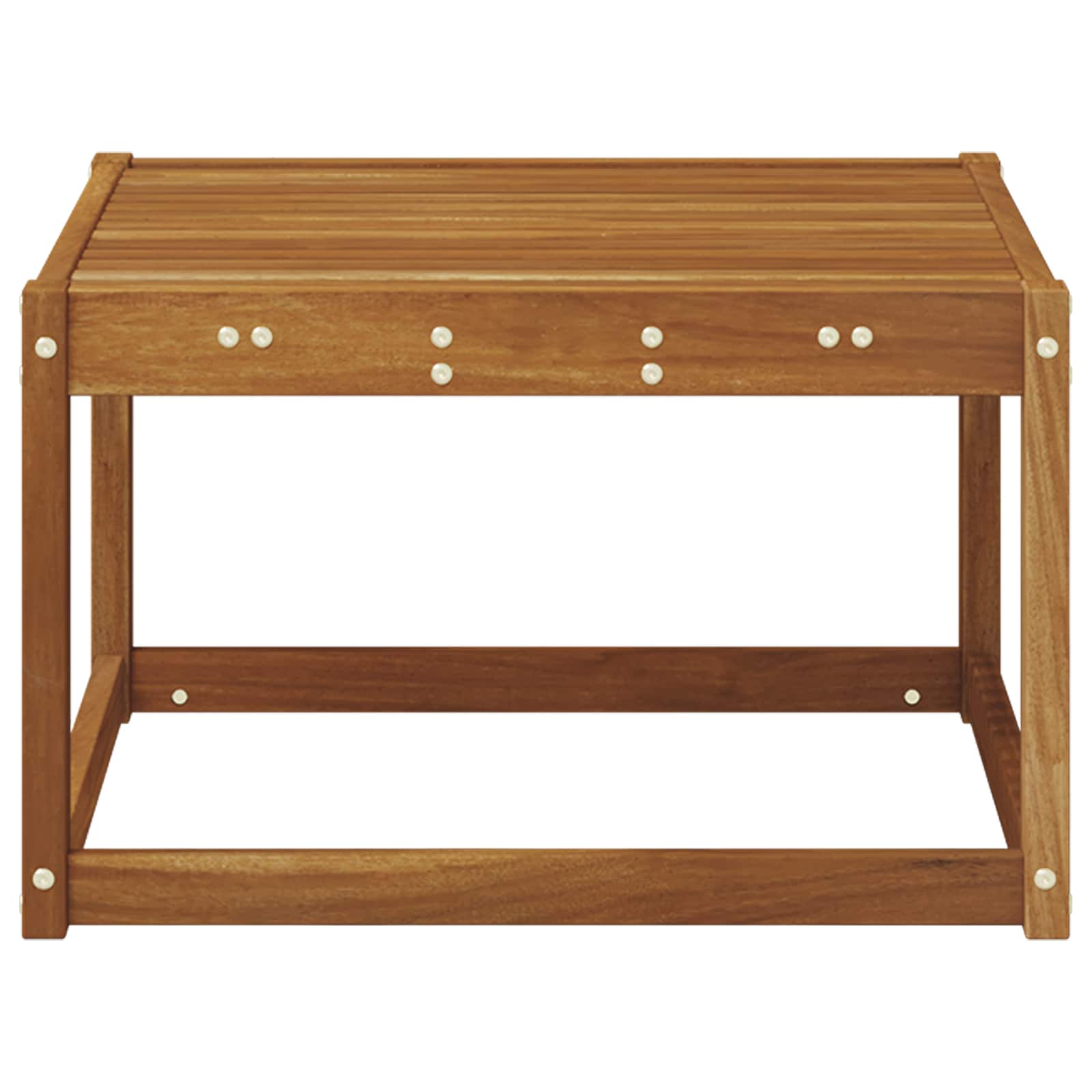 vidaXL Outdoor Table Solid Acacia Wood Natural 59 x 59 x 37 cm 5