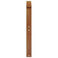 vidaXL Armrests 2 pcs Brown 60 x 6 x 61 cm Solid Acacia Wood 6