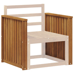 vidaXL Armrests 2 pcs Brown 60 x 6 x 61 cm Solid Acacia Wood 3