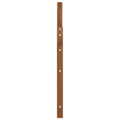 vidaXL Armrests 2 pcs Brown 59 x 4 x 73 cm Solid Acacia Wood 6