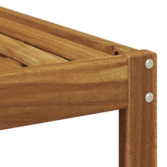 vidaXL Outdoor Footstool Natural 79 x 79 x 37 cm 6