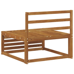 vidaXL Outdoor Middle Sofa Solid Acacia Wood Natural 79 x 83 x 73 cm 5