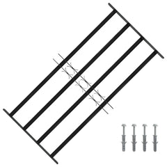 vidaXL Window Security Grille 115 x 60 cm Galvanized Steel 1
