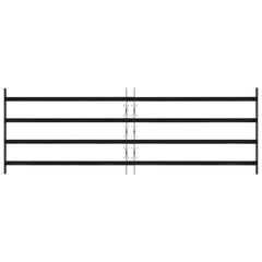 vidaXL Window Security Grille 175 x 60 cm Galvanized Steel 2
