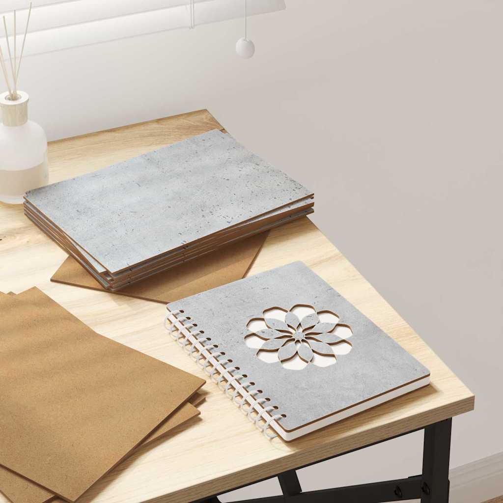 vidaXL Decor Panels 50 pcs Concrete Grey 21 x 30 x 0.27 cm 1