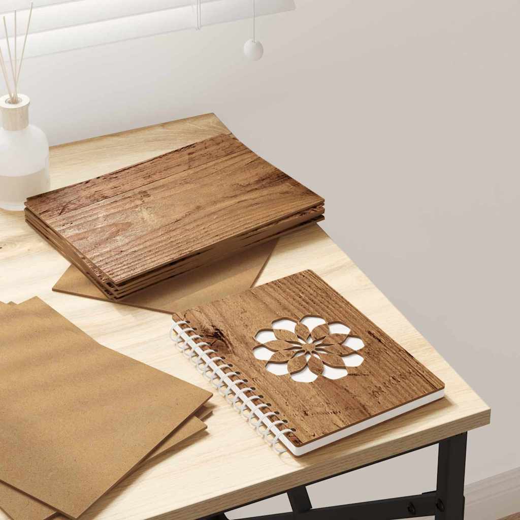vidaXL Decor Panels 50 pcs Old Wood 21 x 30 x 0.27 cm Engineered Wood 1