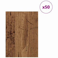 vidaXL Decor Panels 50 pcs Old Wood 21 x 30 x 0.27 cm Engineered Wood 3