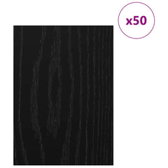 vidaXL Decor Panels 50 pcs Black Oak 30 x 42 x 0.27 cm Engineered Wood 3
