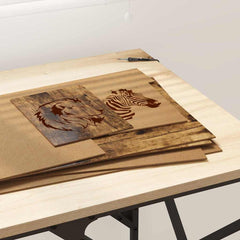 vidaXL Decor Panels 50 pcs Smoked Oak 30 x 42 x 0.27 cm 4