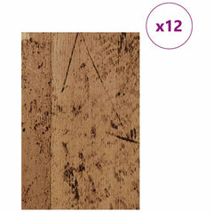 vidaXL Decor Panels 12 pcs Old Wood 40 x 60 x 0.27 cm Engineered Wood 3