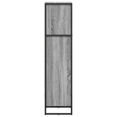 vidaXL Book Cabinet 40 x 30 x 121 cm Engineered Wood Grey Sonoma 6
