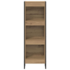 vidaXL Book Cabinet 40 x 30 x 121 cm Engineered Wood Artisian Oak 5