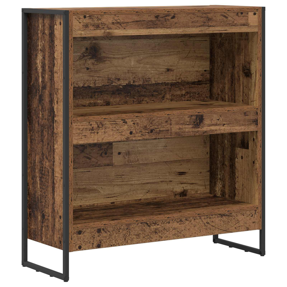 Book Cabinet 80 x 30 x 86.5 cm Engineered Wood Width 80 cm Height 86.5 cm Old wood