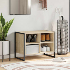 vidaXL Shoe Cabinet 60 x 35 x 44 cm Engineered Wood Sonoma 1