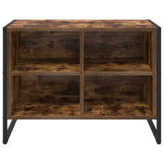 vidaXL Shoe Cabinet 60 x 35 x 44 cm Engineered Wood Smoke Oak 5