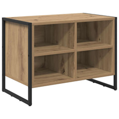 vidaXL Shoe Cabinet 60 x 35 x 44 cm Engineered Wood Artisian Oak 2