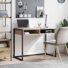 vidaXL Desk Sonoma Engineered Wood 100 x 50 x 75 cm 1