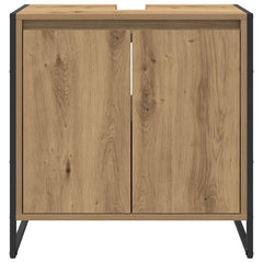 vidaXL Bathroom Cabinet Artisian Oak 60 x 30 x 60 cm Engineered Wood 6