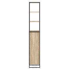 Bathroom Cabinet 40 x 30 x 180 cm Engineered Wood Sonoma oak