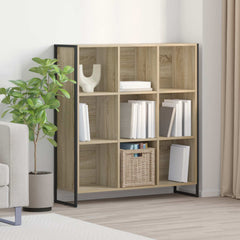 Book Cabinet 68 x 30 x 108 cm Engineered Wood Sonoma oak 99.5 cm