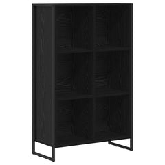 Book Cabinet 68 x 30 x 108 cm Engineered Wood Black oak 68 cm
