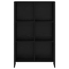 Book Cabinet 68 x 30 x 108 cm Engineered Wood Black oak 68 cm