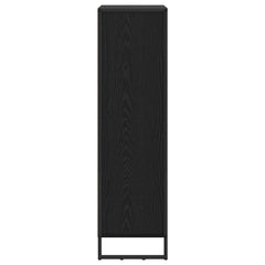 Book Cabinet 68 x 30 x 108 cm Engineered Wood Black oak 68 cm