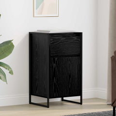 vidaXL Sideboard Black Oak 43 x 36 x 75.5 cm Engineered Wood 1
