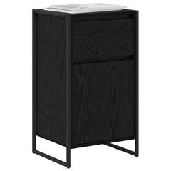 vidaXL Sideboard Black Oak 43 x 36 x 75.5 cm Engineered Wood 3