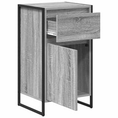 vidaXL Sideboard Grey Sonoma 43 x 36 x 75.5 cm Engineered Wood 5