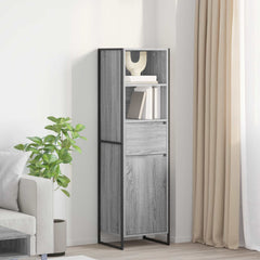 Book Cabinet 43 x 36 x 150.5 cm Engineered Wood Grey sonoma