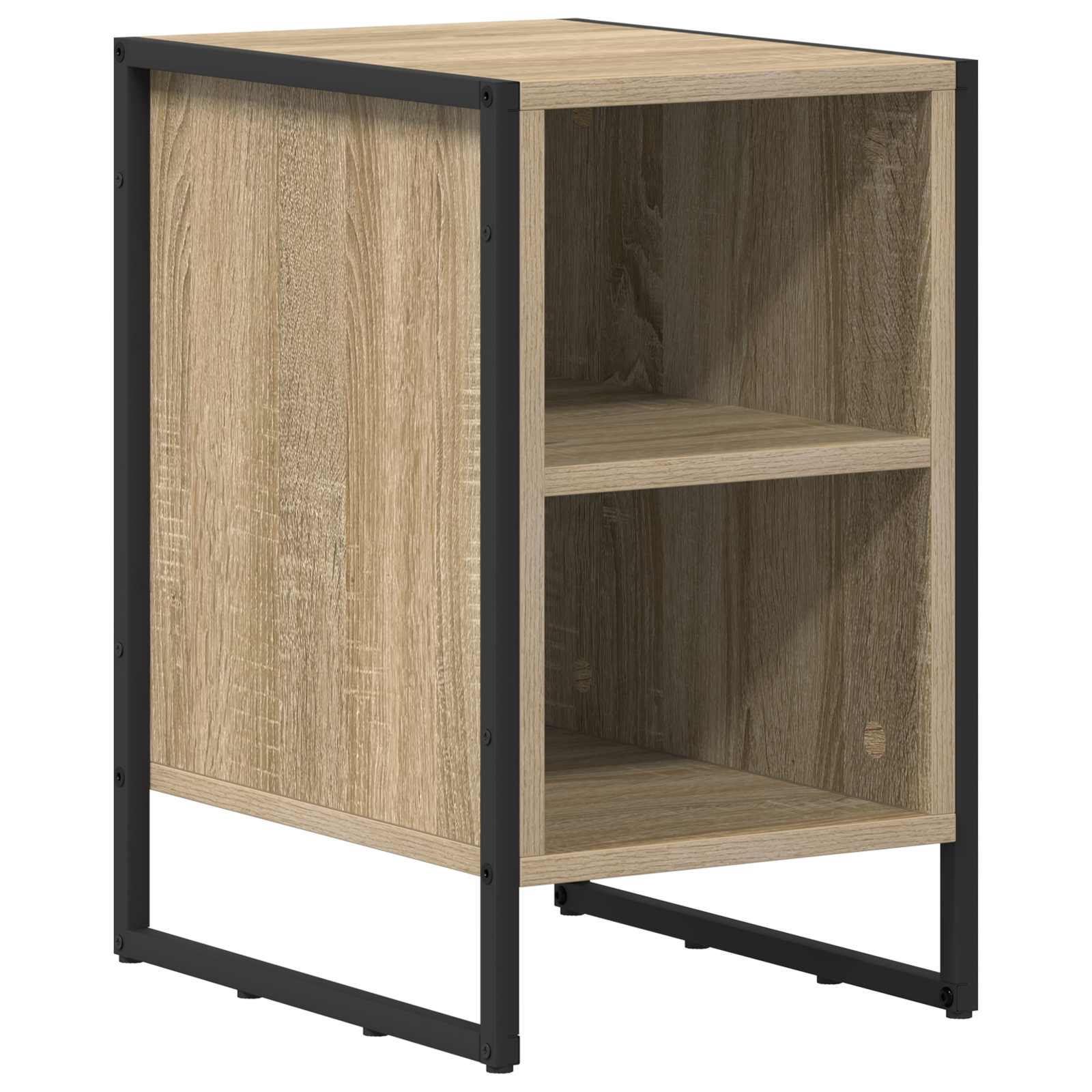 vidaXL Bedside Table Sonoma 39.5 x 30 x 50 cm Engineered Wood 2