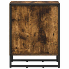 vidaXL Bedside Table Smoke Oak 39.5 x 30 x 50 cm Engineered Wood 6