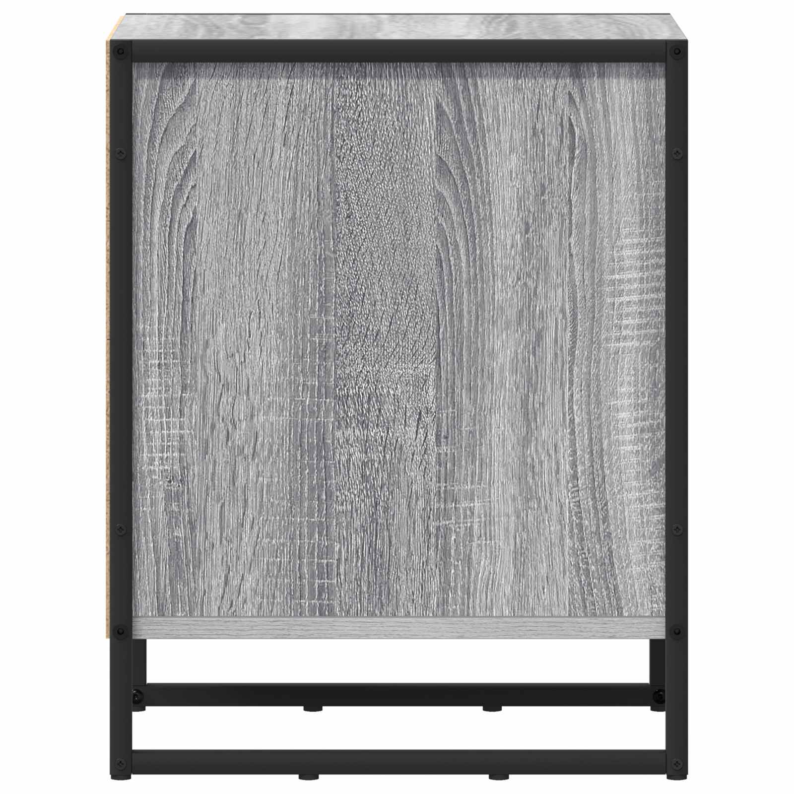 vidaXL Bedside Table Grey Sonoma 39.5 x 30 x 50 cm Engineered Wood 6