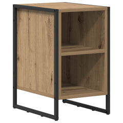 vidaXL Bedside Table Artisian Oak 39.5 x 30 x 50 cm Engineered Wood 2