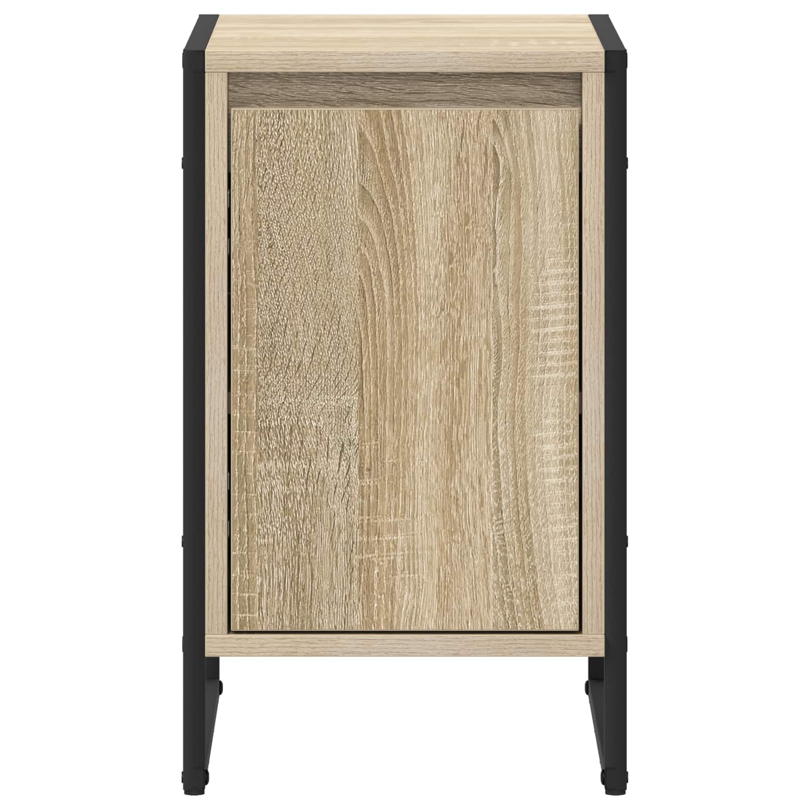 vidaXL Bedside Table Sonoma 39.5 x 30 x 50 cm Engineered Wood 6