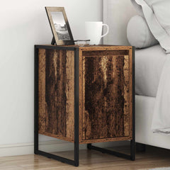 vidaXL Bedside Table Old Wood 39.5 x 30 x 50 cm Engineered Wood 1