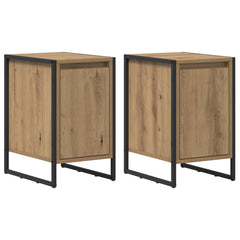 vidaXL Bedside Table 2 pcs Artisian Oak 39.5 x 30 x 50 cm 2