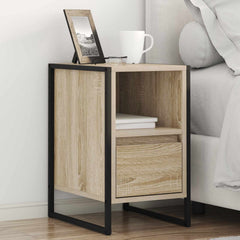 vidaXL Bedside Table 2 pcs Sonoma 39.5 x 30 x 50 cm Engineered Wood 1