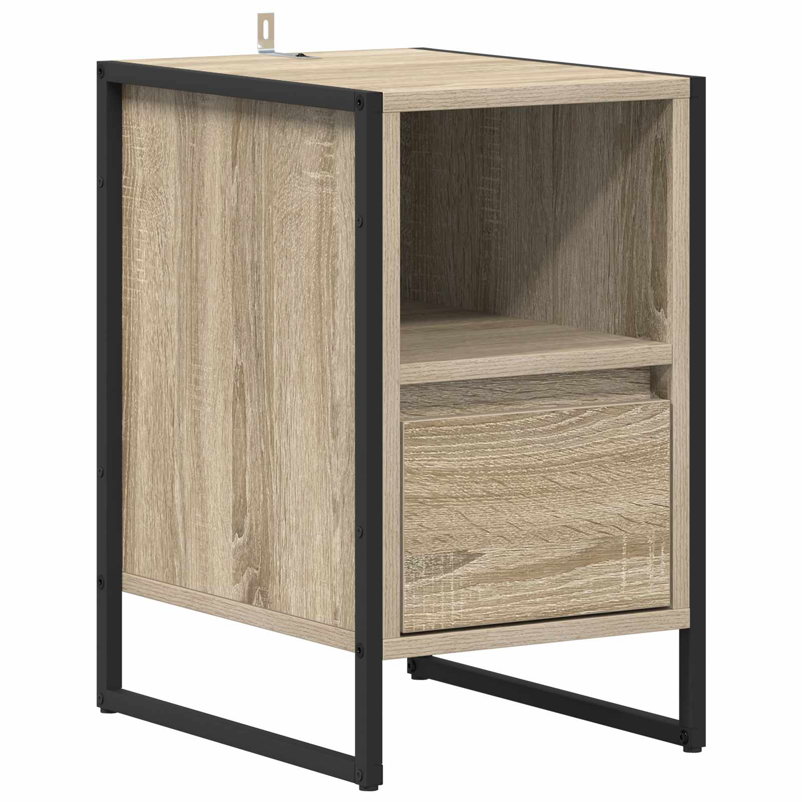 vidaXL Bedside Table 2 pcs Sonoma 39.5 x 30 x 50 cm Engineered Wood 5