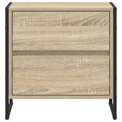 vidaXL Bedside Table Sonoma 50 x 39.5 x 50 cm Engineered Wood 5